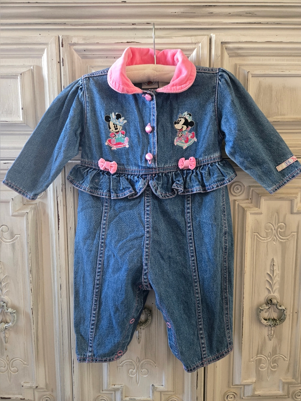 Vintage Mickey & Co Disney Embroidered   Romper